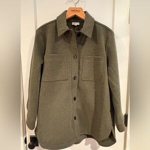 LOFT Women's Utility Jacket in Olive Green